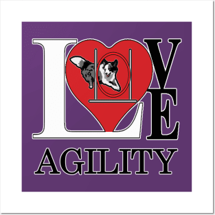 Dog Agility with a Border Collie - Love Agility Posters and Art